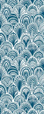 Verdunkelungsrollo Blaues Muster