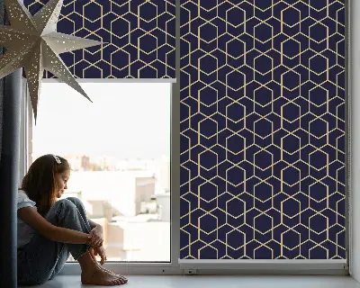 Fenster rollo 3D-Würfel
