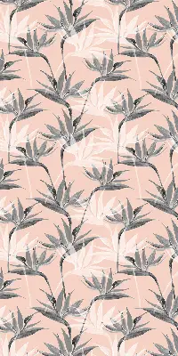 Fenster rollo Graue Blumen