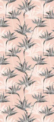 Fenster rollo Graue Blumen