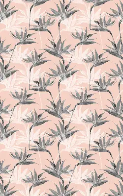 Fenster rollo Graue Blumen