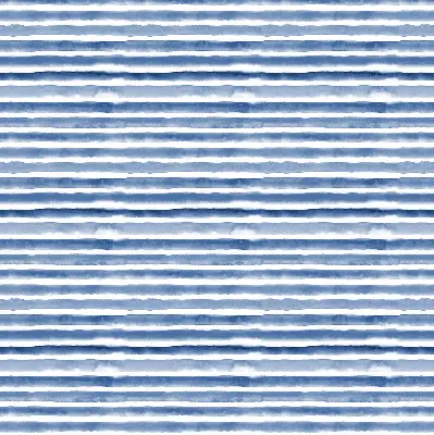 Rollo lichtundurchlässig aufgemalte blaue Streifen