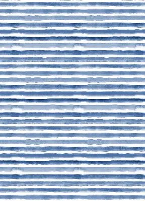 Rollo lichtundurchlässig aufgemalte blaue Streifen