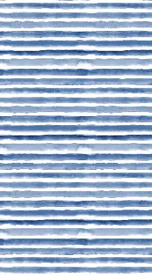 Rollo lichtundurchlässig aufgemalte blaue Streifen