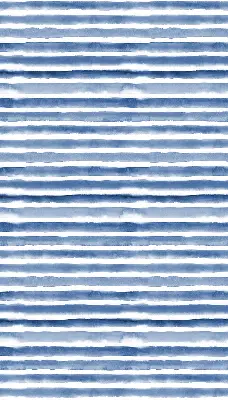 Rollo lichtundurchlässig aufgemalte blaue Streifen