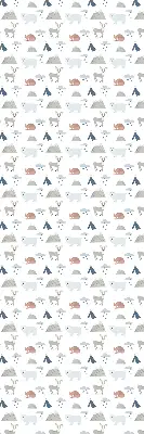 Verdunkelungsrollo Berge Regen Tiere
