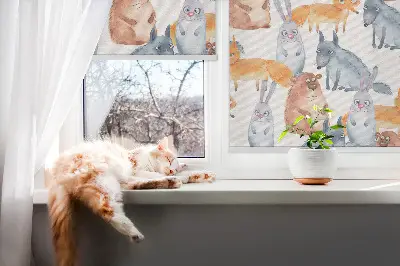 Fenster rollo Tiere