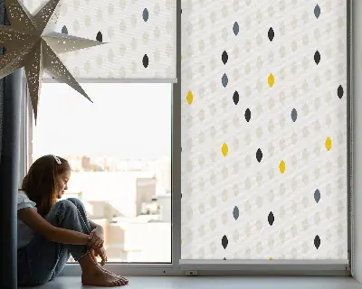 Fenster rollo Bunte Körner