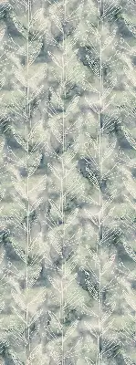 Rollo lichtundurchlässig Skizze einer Pflanze auf farbigem Hintergrund
