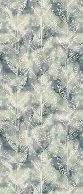 Rollo lichtundurchlässig Skizze einer Pflanze auf farbigem Hintergrund