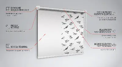 Fenster rollo Vögel