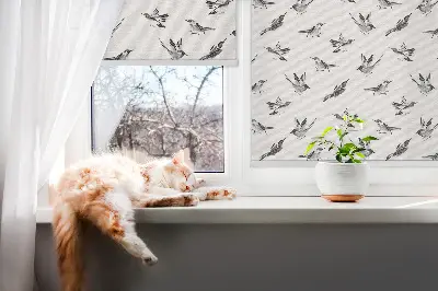 Fenster rollo Vögel