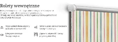 Fenster rollo Bunte vertikale Streifen