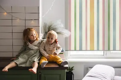 Fenster rollo Bunte vertikale Streifen