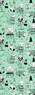 Rollo lichtundurchlässig Wintertiere