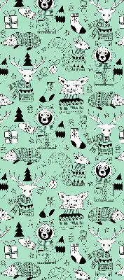 Rollo lichtundurchlässig Wintertiere
