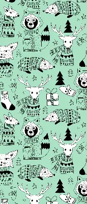 Rollo lichtundurchlässig Wintertiere