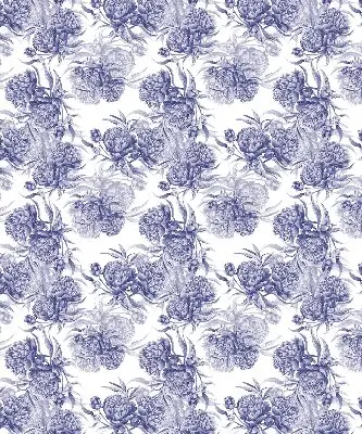 Rollo lichtundurchlässig Blauer Blumenstrauß