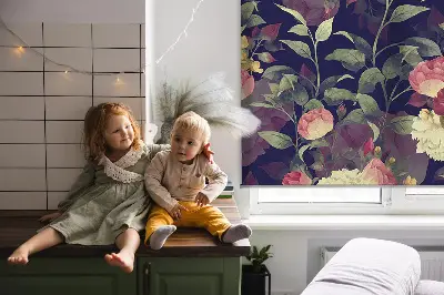 Verdunkelungsrollo Blumen