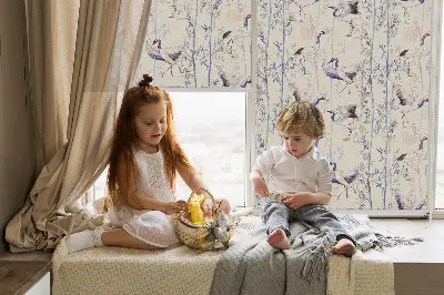 Fenster rollo Reiher