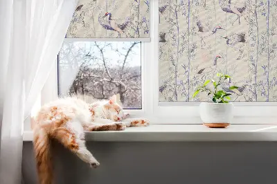 Fenster rollo Reiher