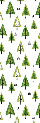 Rollo lichtundurchlässig Gezeichneter Wald
