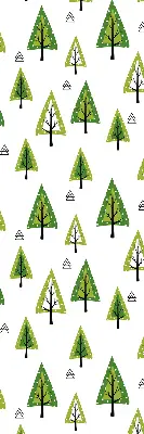 Rollo lichtundurchlässig Gezeichneter Wald