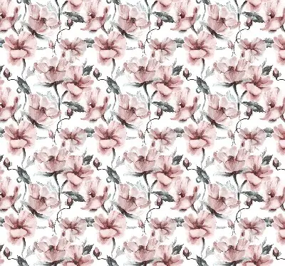 Verdunkelungsrollo Rosa Blüten