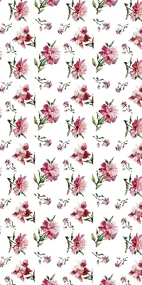 Rollo lichtundurchlässig Rosa Blume
