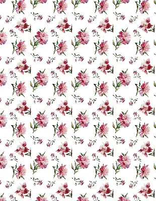 Rollo lichtundurchlässig Rosa Blume
