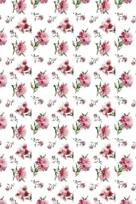 Rollo lichtundurchlässig Rosa Blume