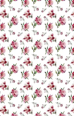 Rollo lichtundurchlässig Rosa Blume