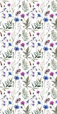 Verdunkelungsrollo Bunte Blumen