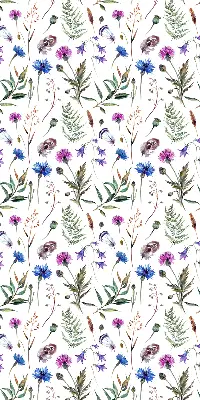 Verdunkelungsrollo Bunte Blumen