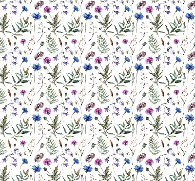 Verdunkelungsrollo Bunte Blumen