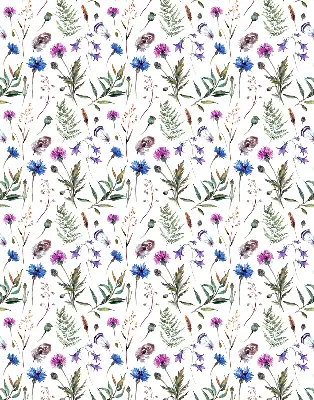 Verdunkelungsrollo Bunte Blumen