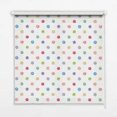 Fenster rollo Bunte Punkte