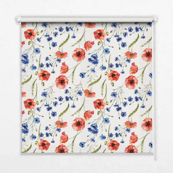 Rollo lichtundurchlässig Mohn