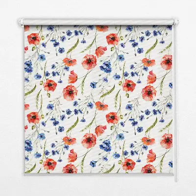 Rollo lichtundurchlässig Mohn