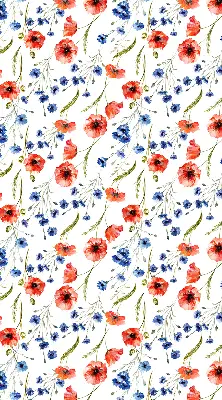 Rollo lichtundurchlässig Mohn