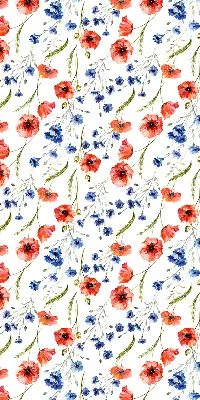 Rollo lichtundurchlässig Mohn