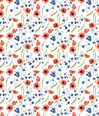 Rollo lichtundurchlässig Mohn