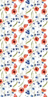 Rollo lichtundurchlässig Mohn