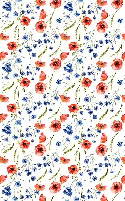 Rollo lichtundurchlässig Mohn