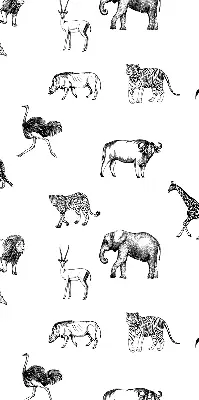 Verdunkelungsrollo Tiere
