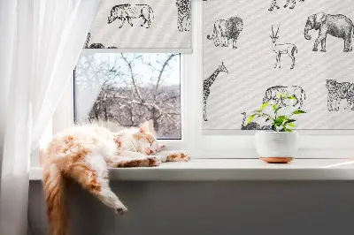 Verdunkelungsrollo Tiere