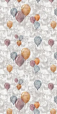 Fenster rollo Ballons