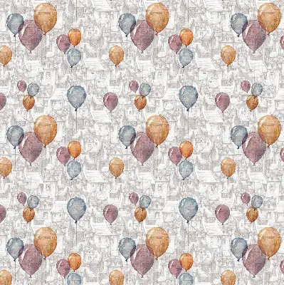 Fenster rollo Ballons