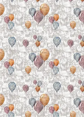 Fenster rollo Ballons