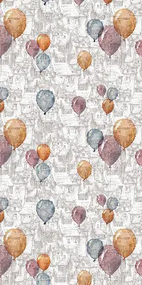 Fenster rollo Ballons